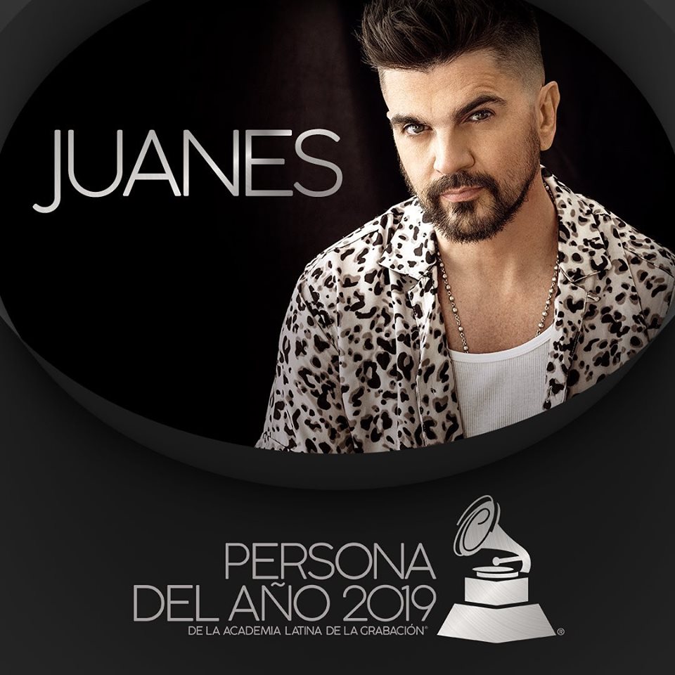 Juanes recibirá el reconocimiento “Persona del Año 2019” de la Academia Latina de la Grabación