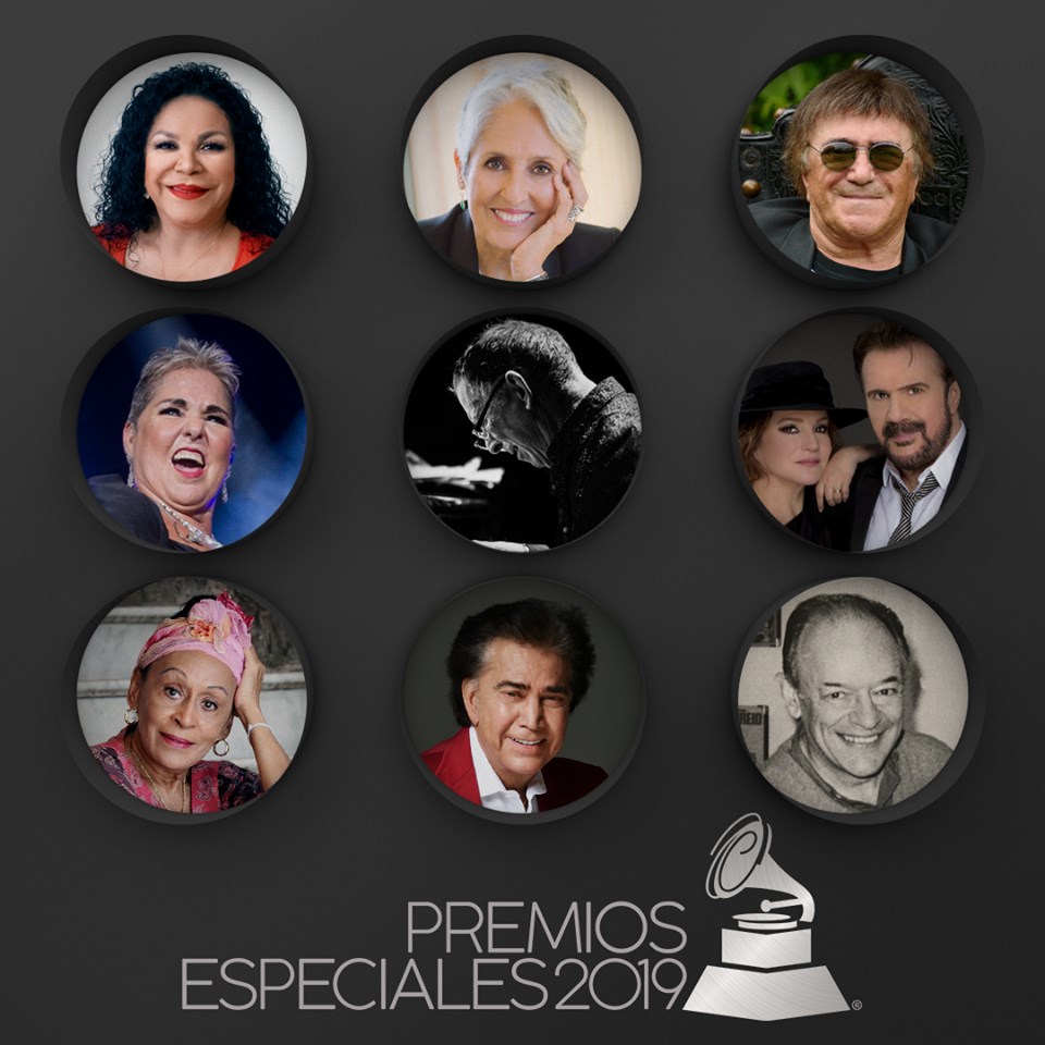 The Latin Recording Academy (R) announced life achievement award and trustees award honorees