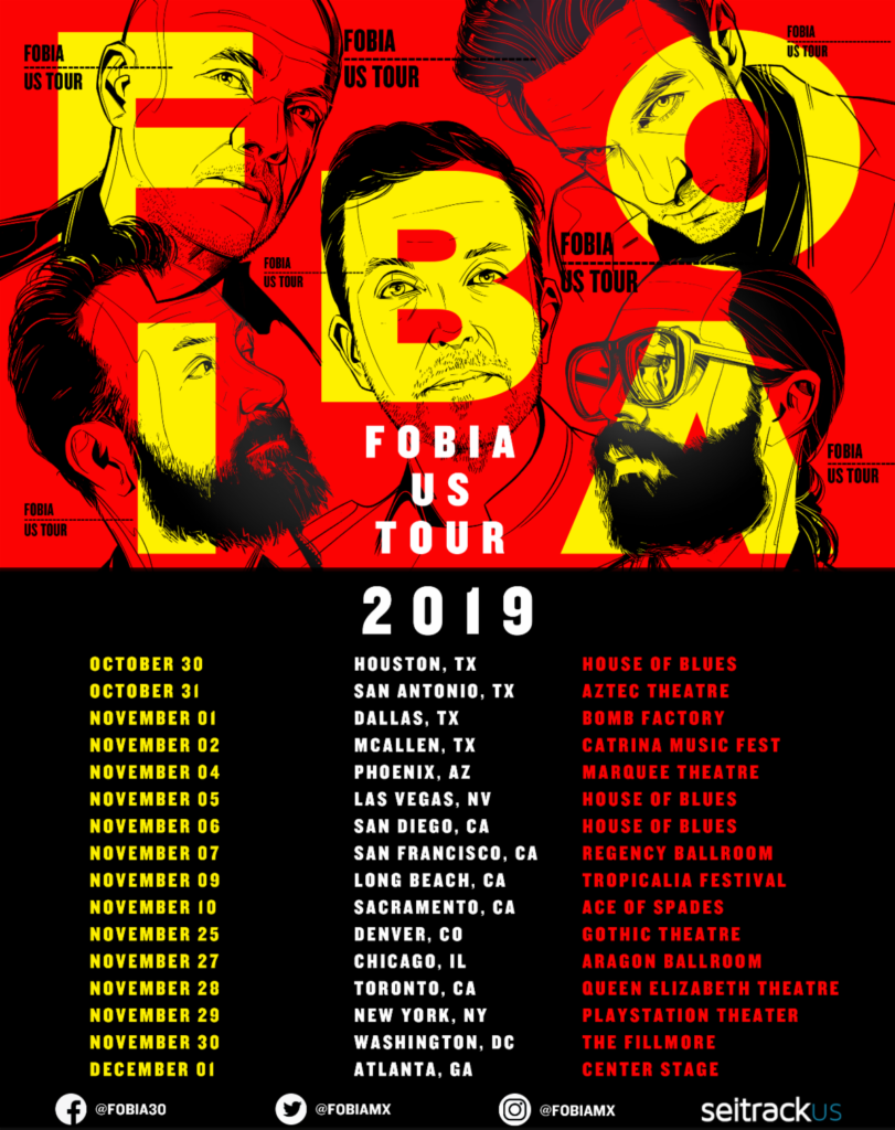 Fobia anuncia su gira por Norte América