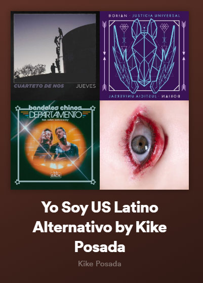 Yo Soy US Latino Alternativo by Kike Posada (Playlist)