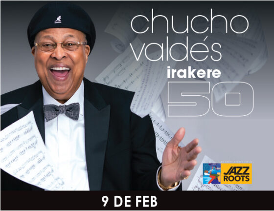 
Fresh off the world premiere of his epic work La Creación at the Arsht Center in 2021, Cuban pianist and composer CHUCHO VALDÉS returns to commemorate 50 years of IRAKERE, the legendary Afro-Cuban jazz band he founded that changed the face of Latin music 