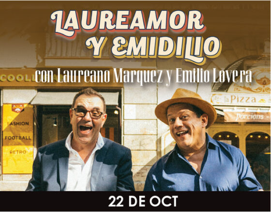 Laureamor y Emidilio con Laureano Marquez y Emilio Lovera es un análisis exhaustivo — y gracioso — de las etapas del amor, el flechazo, el noviazgo, el matrimonio, el desencanto, el divorcio y la reincidencia.


"Laureamor y Emidilio" con Laureano Márquez y Emilio Lovera, domingo 22 de Octubre.